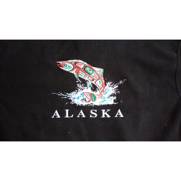 Princess Cruises Men’s Alaska Embroidered Fish Fleece Full Zip Jacket XL - Picture 2 of 8